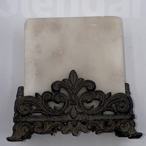 Vintage marble coasters white - vintage,