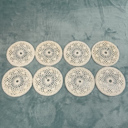 Vintage crochet lace coasters - crochet,