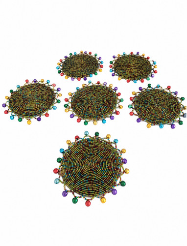 Pier imports beaded coasters - pier,