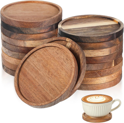 Pcs wood coasters for - wood,