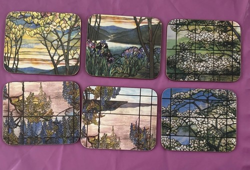 Coasters tiffany glass - tiffany,