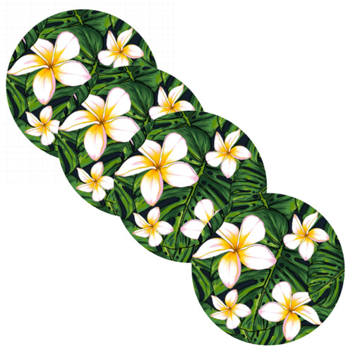 Floral coasters absorbent - 4,