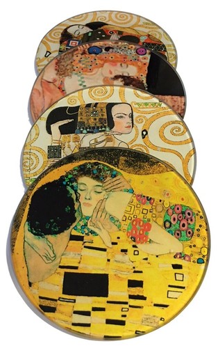 Klimt paintings glass drink - klimt,