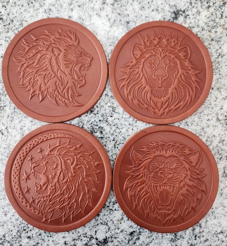 Decorative lion leather - decorative,